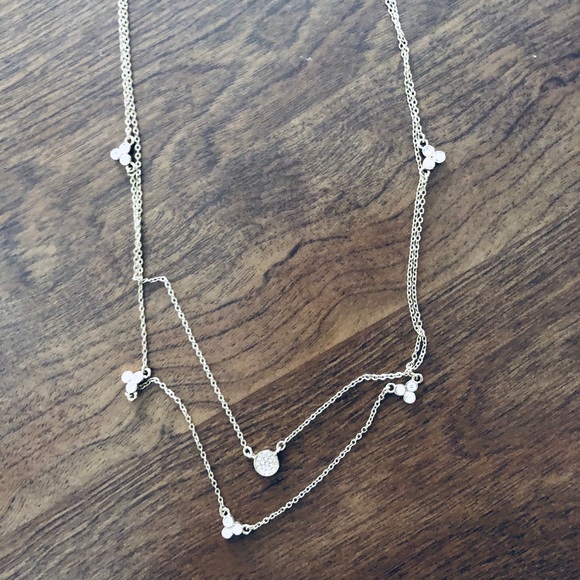 Pave Circle Necklace - Picture 3 of 3